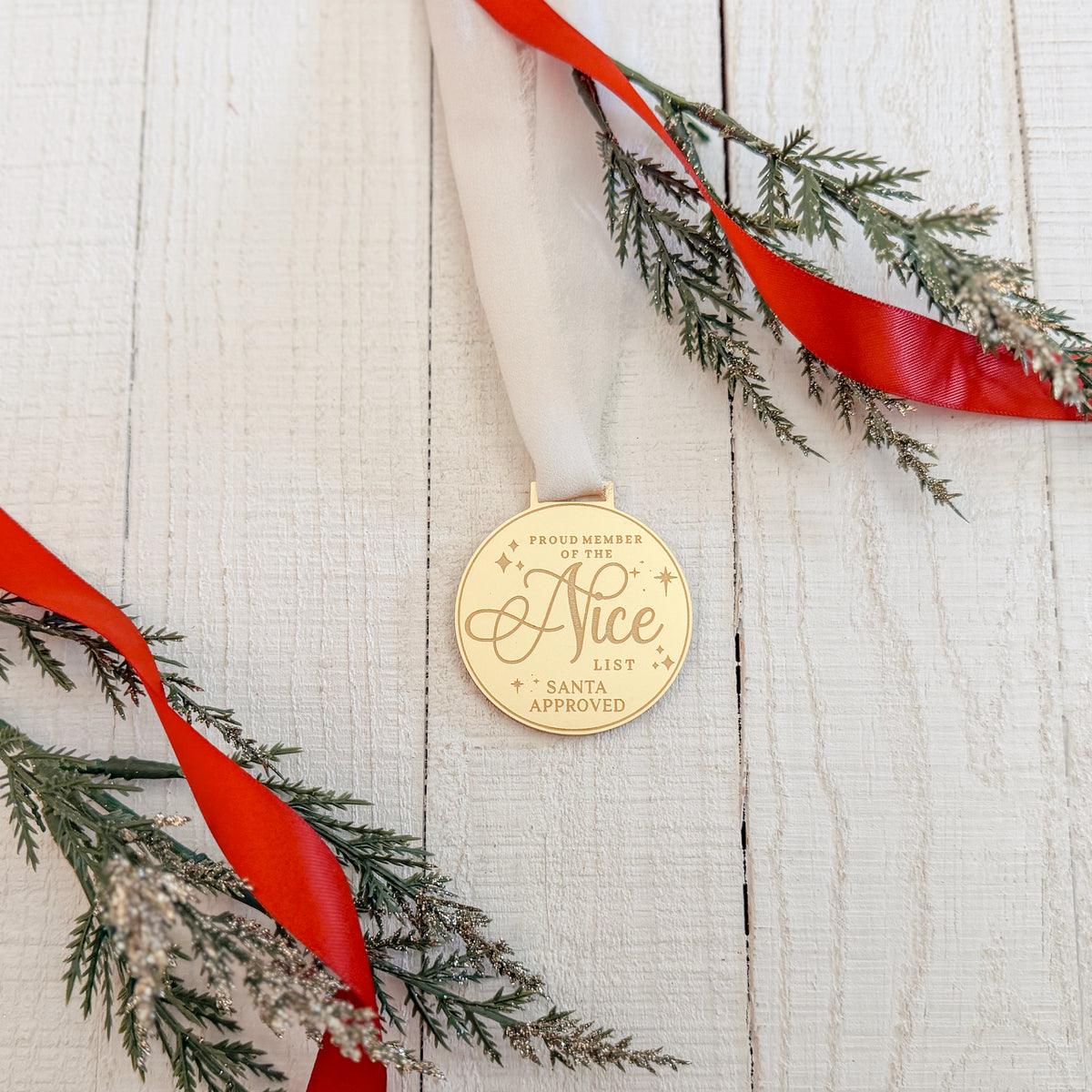 Santa's Official Nice List Medal & Certificate