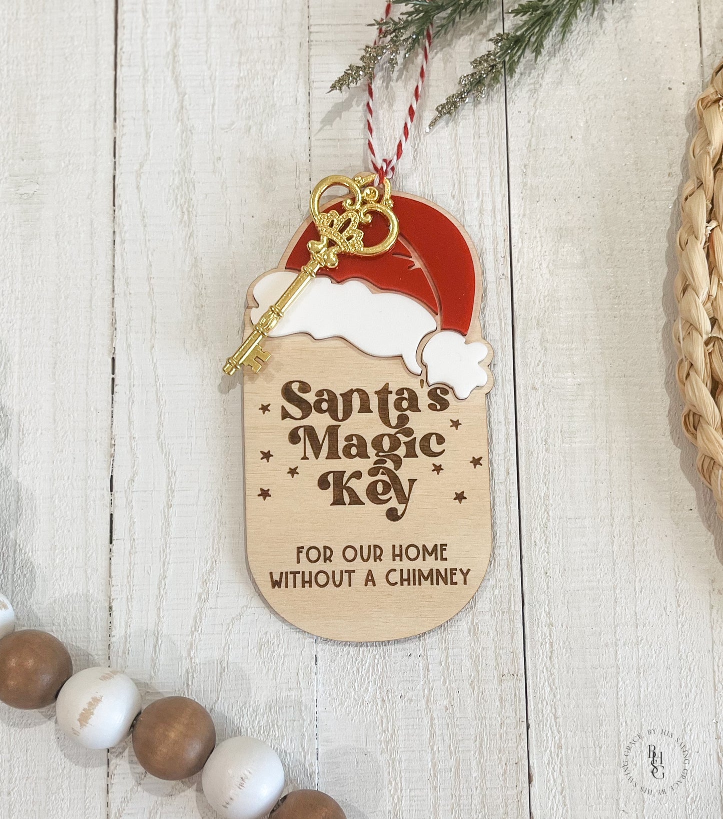 Santa's Magic Key For Our Home Without A Chimney