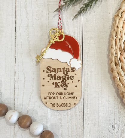 Santa's Magic Key For Our Home Without A Chimney