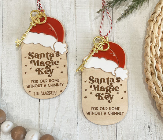 Santa's Magic Key For Our Home Without A Chimney