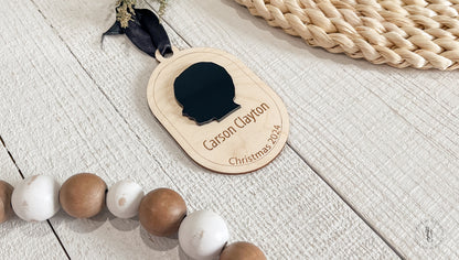 Silhouette Wooden Ornament