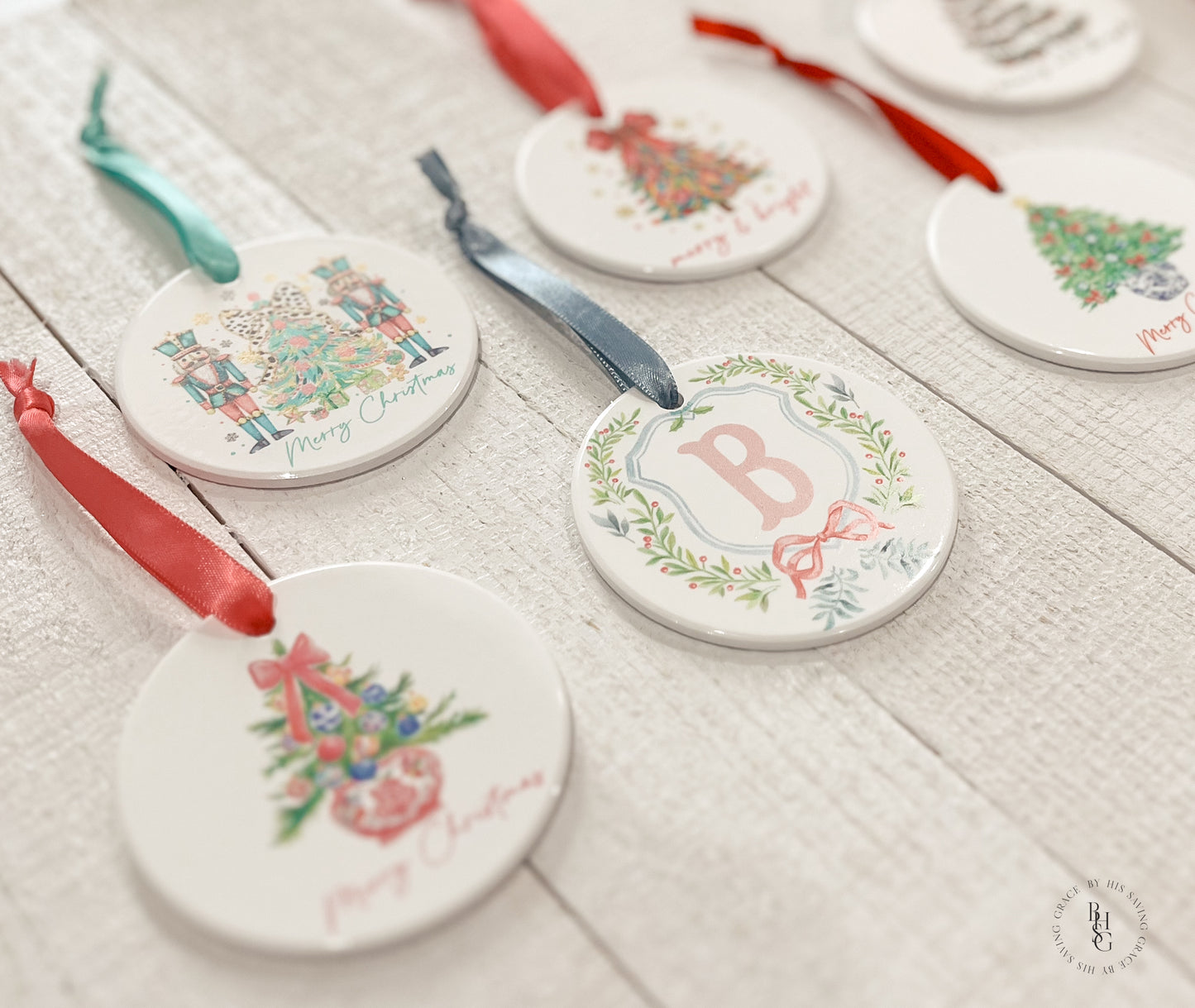 Whimsical Ceramic Christmas Ornament