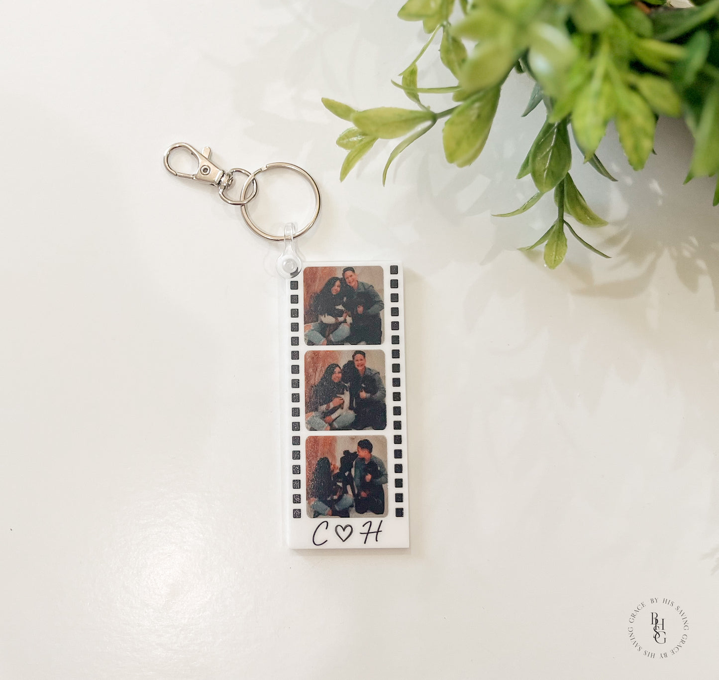 Custom Photo Strip Keychain