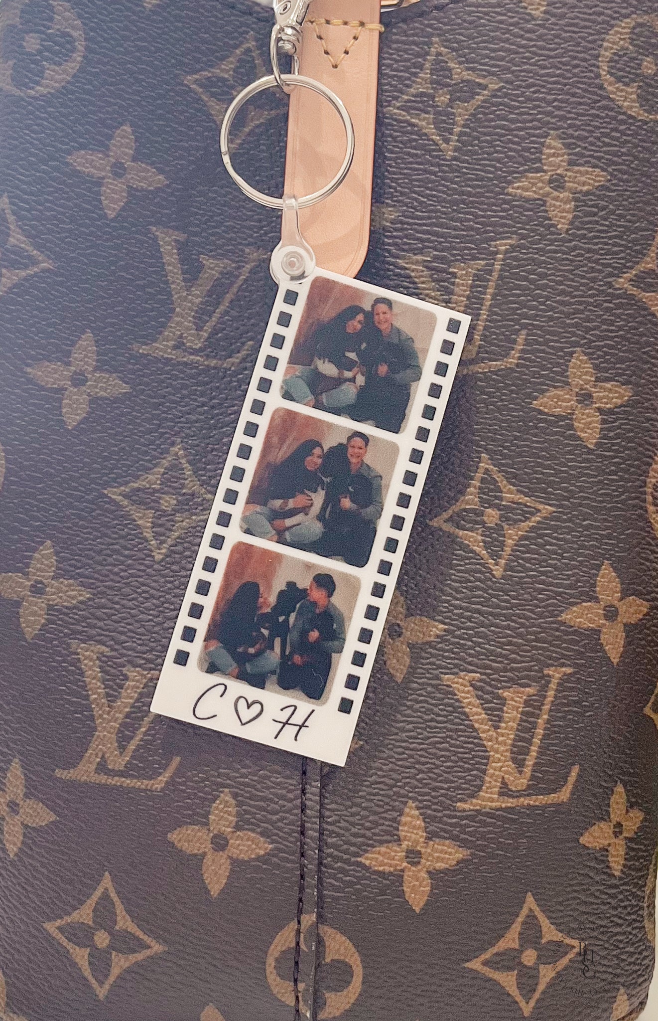 Custom Photo Strip Keychain