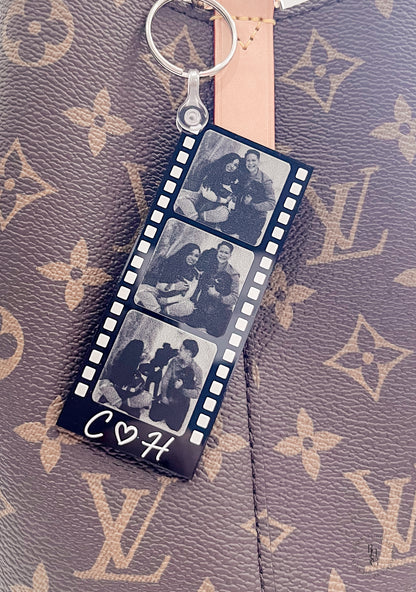 Custom Photo Strip Keychain