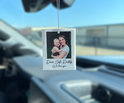 Custom Photo Rear View Mirror Charm