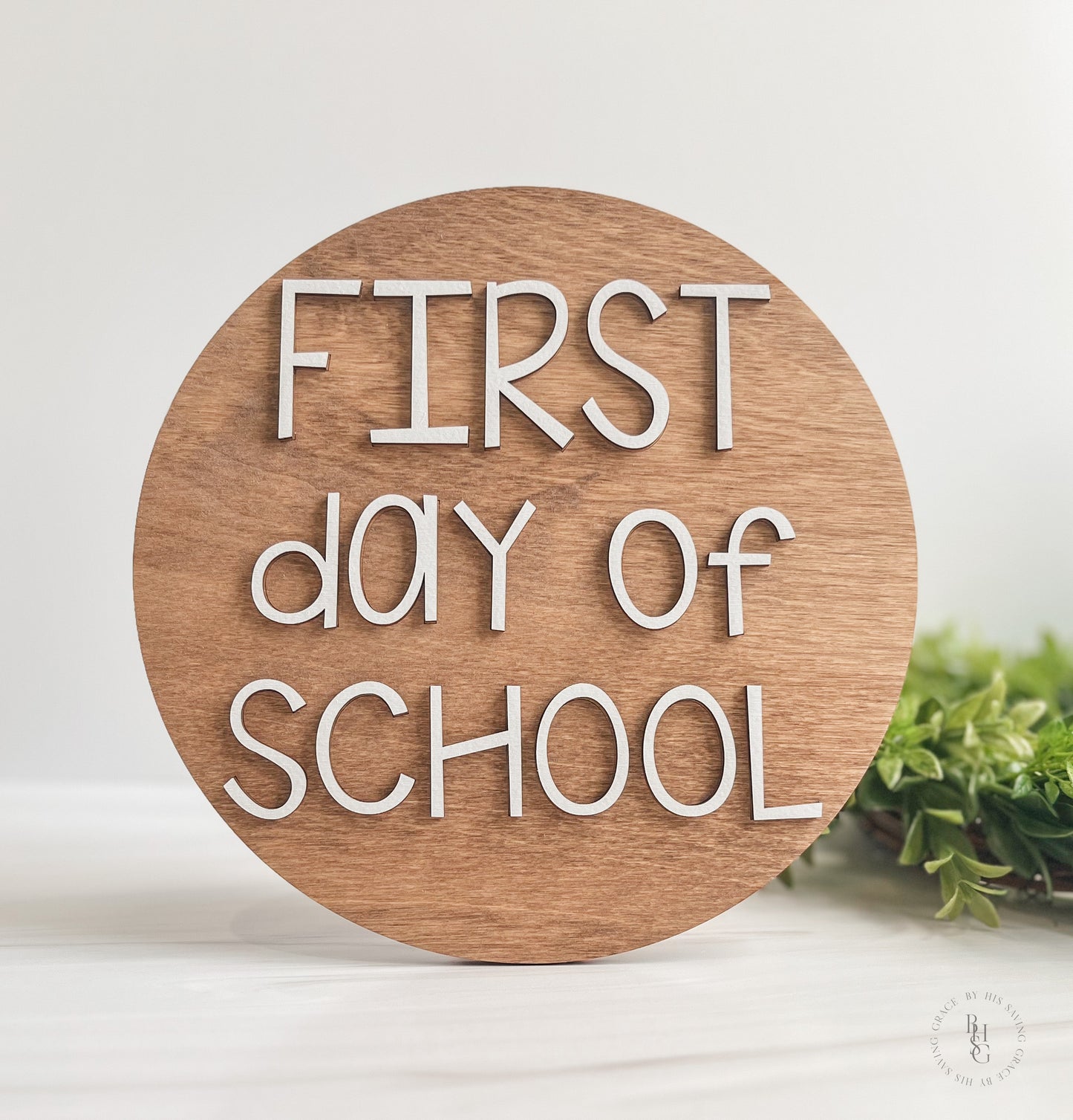 Reversible First and Last Day of School Sign