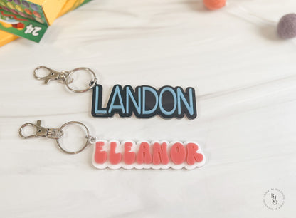 Acrylic Name Keychain