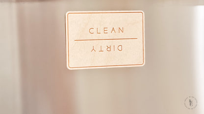 Wooden Clean | Dirty Dishwasher Magnet