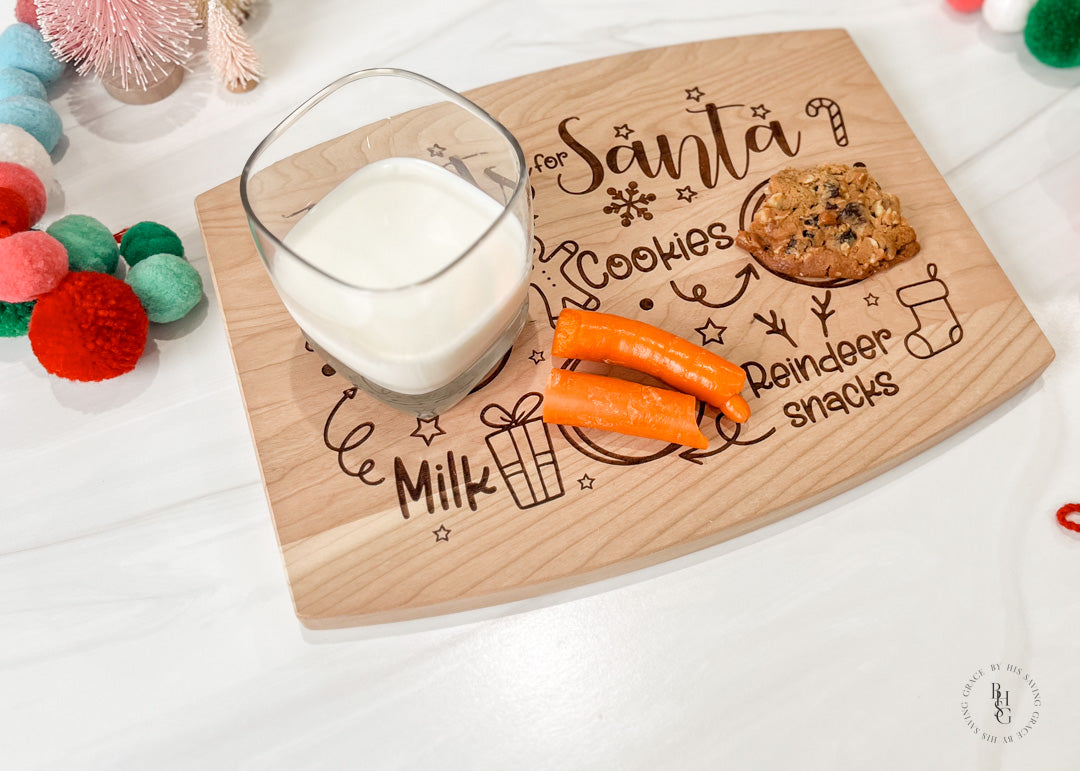 Treats For Santa Serving Board