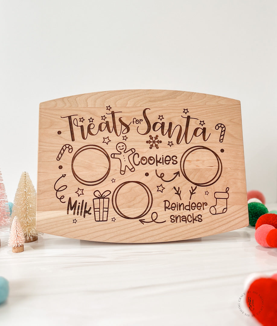 Treats For Santa Serving Board