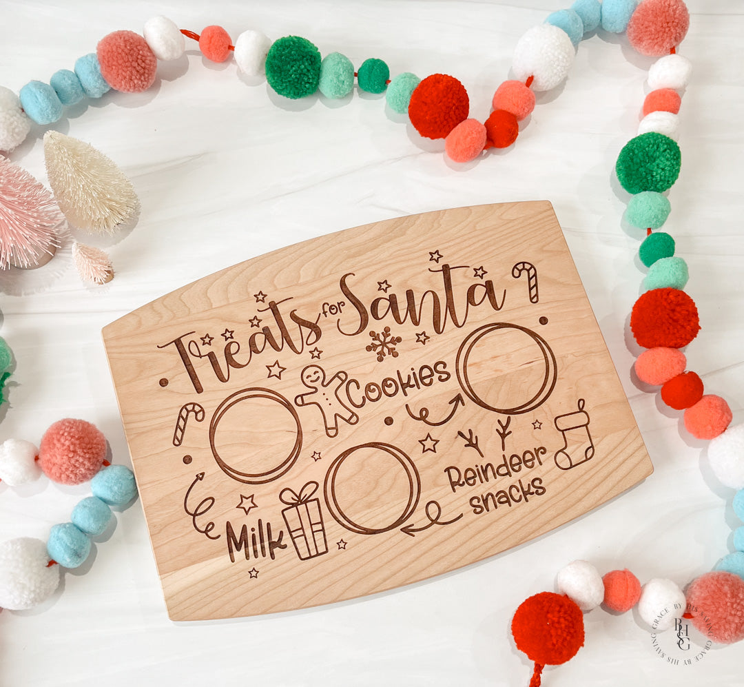 Treats For Santa Serving Board