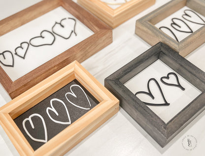 3D Hand-Drawn Heart Sign