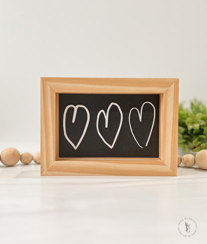 3D Hand-Drawn Heart Sign