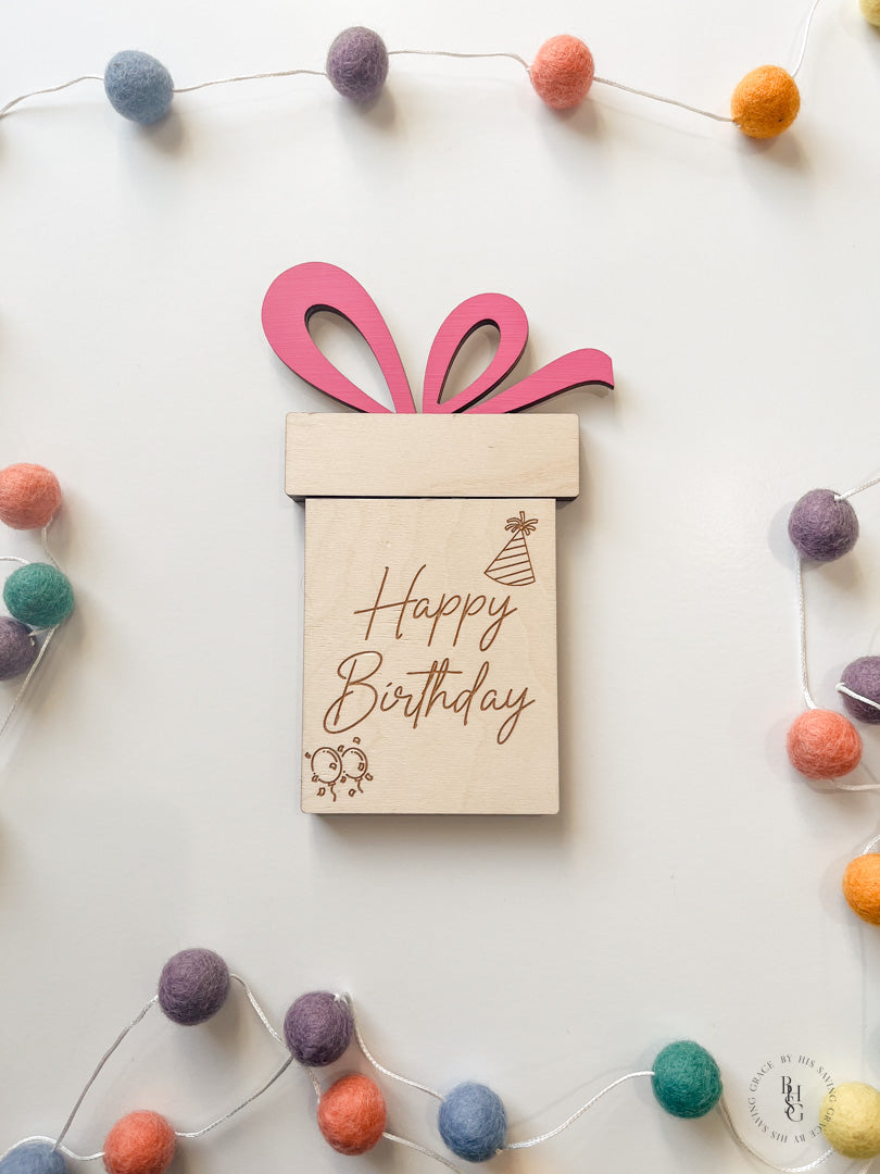 Happy Birthday Gift Card Holder