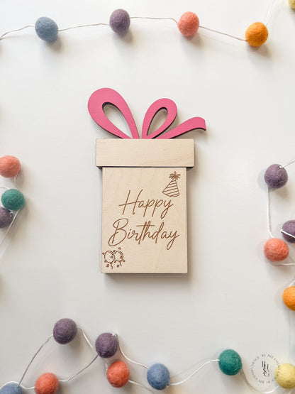 Happy Birthday Gift Card Holder