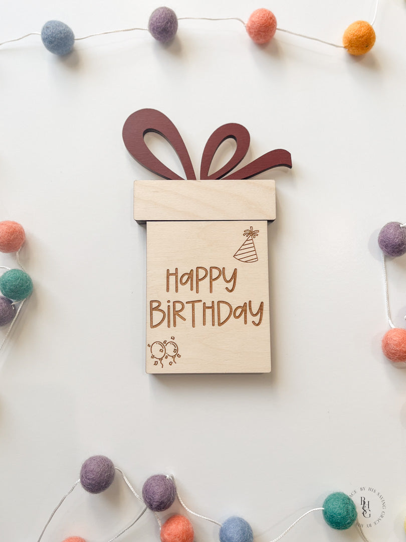 Happy Birthday Gift Card Holder