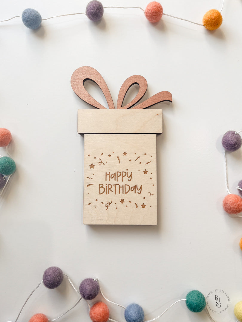 Happy Birthday Gift Card Holder