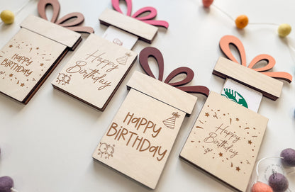 Happy Birthday Gift Card Holder