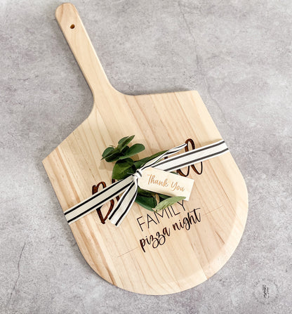 Wooden Pizza Peel Personalized With Your Name