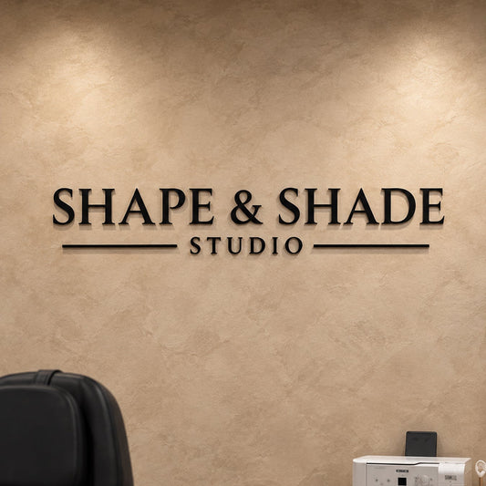 Acrylic Lettering Wall Sign | Acrylic Lettering Business Sign