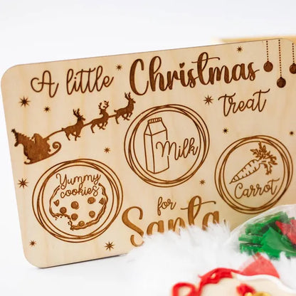 A Little Christmas Treat for Santa Serving Board
