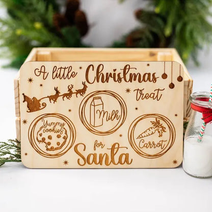 A Little Christmas Treat for Santa Serving Board