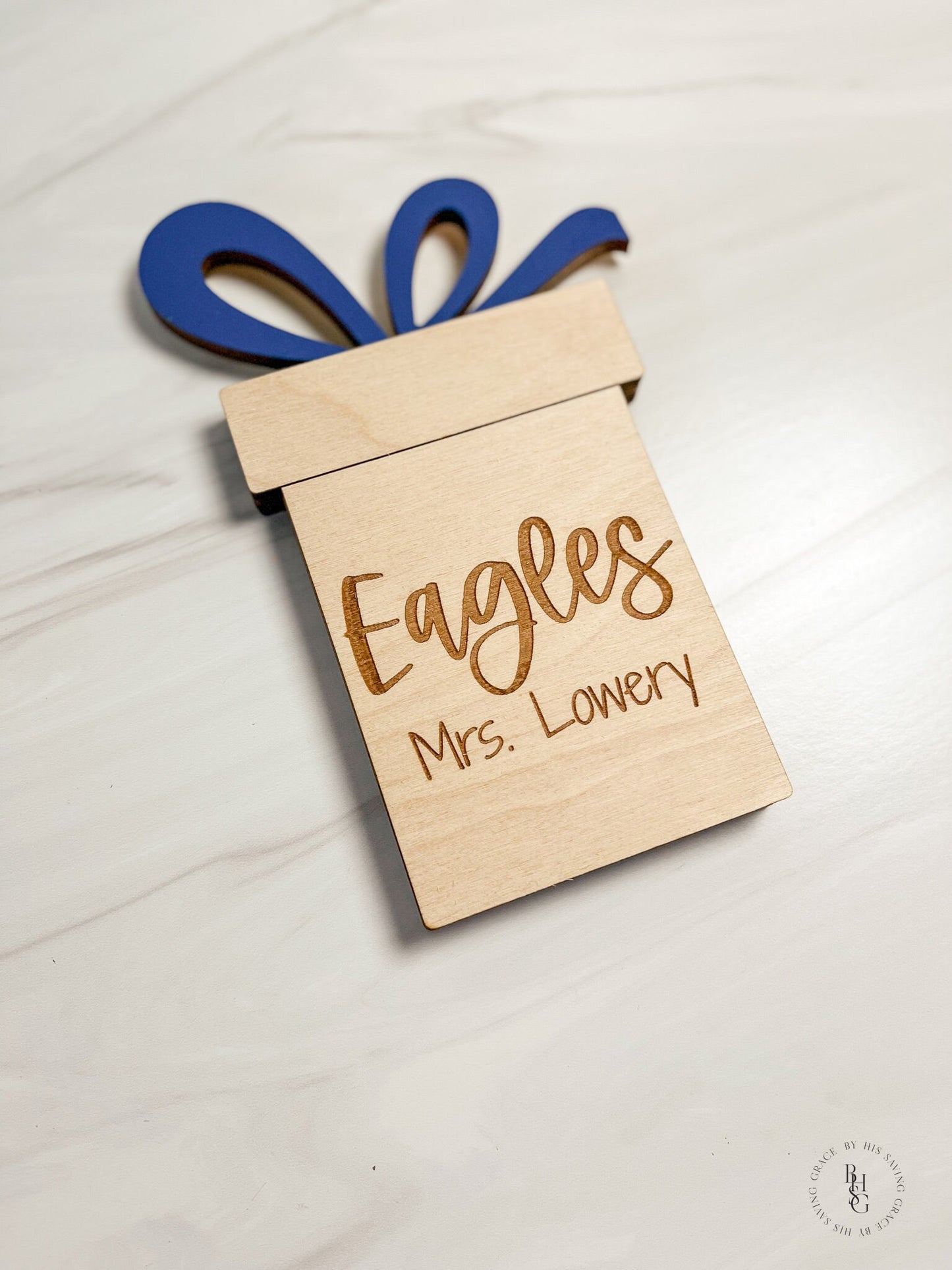 School Mascot + Name Gift Card Holder