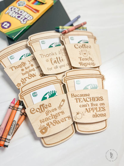 Teacher Gift Card Holder