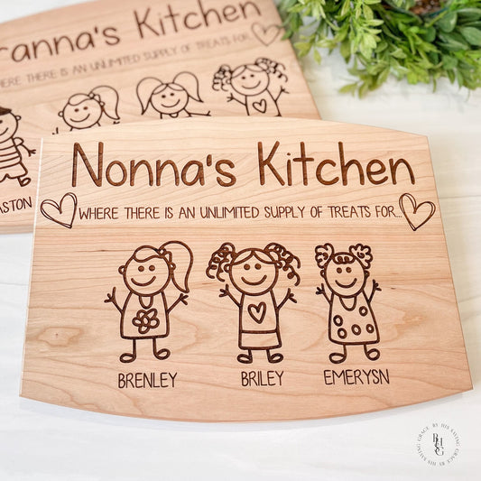 Grandma's Kitchen Serving Board