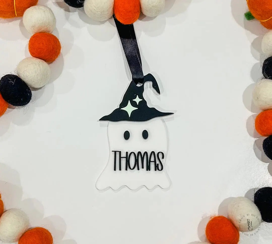 Halloween Ghost Name Tag