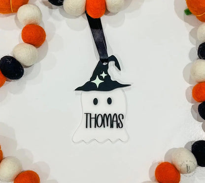 Halloween Ghost Name Tag