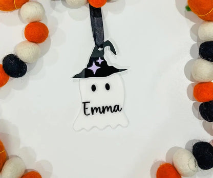 Halloween Ghost Name Tag