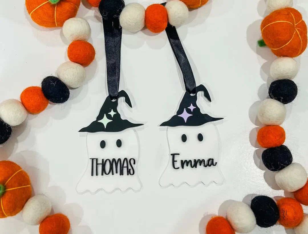 Halloween Ghost Name Tag