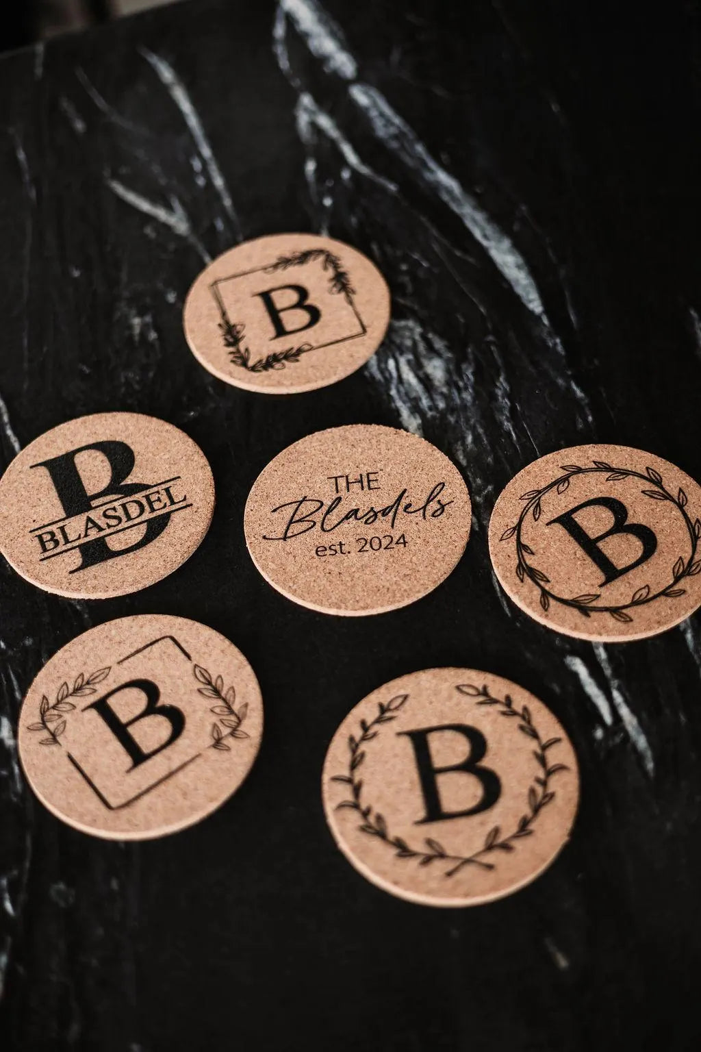 Personalized Cork Coasters