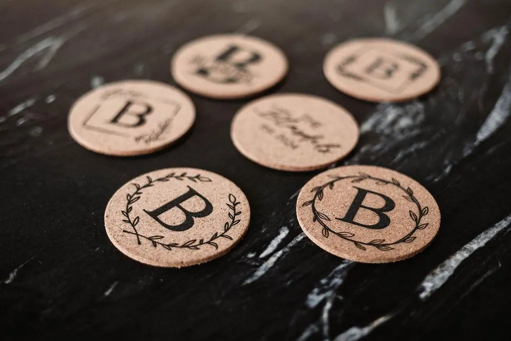 Personalized Cork Coasters