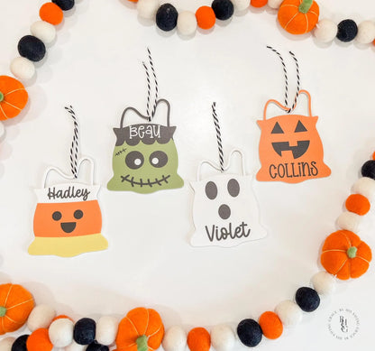 Halloween Bag Tags | Boo Basket Tags