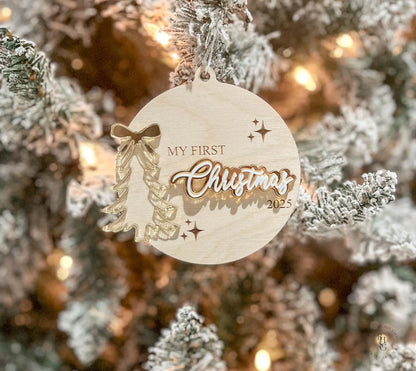 My First Christmas 2025 Ornament