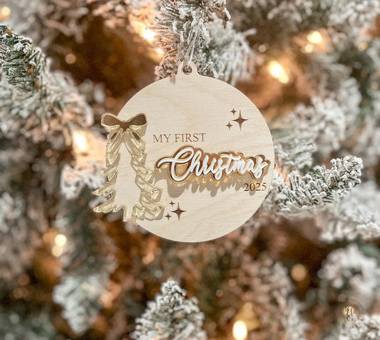 My First Christmas 2025 Ornament