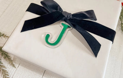 Initial Stocking or Gift Tag
