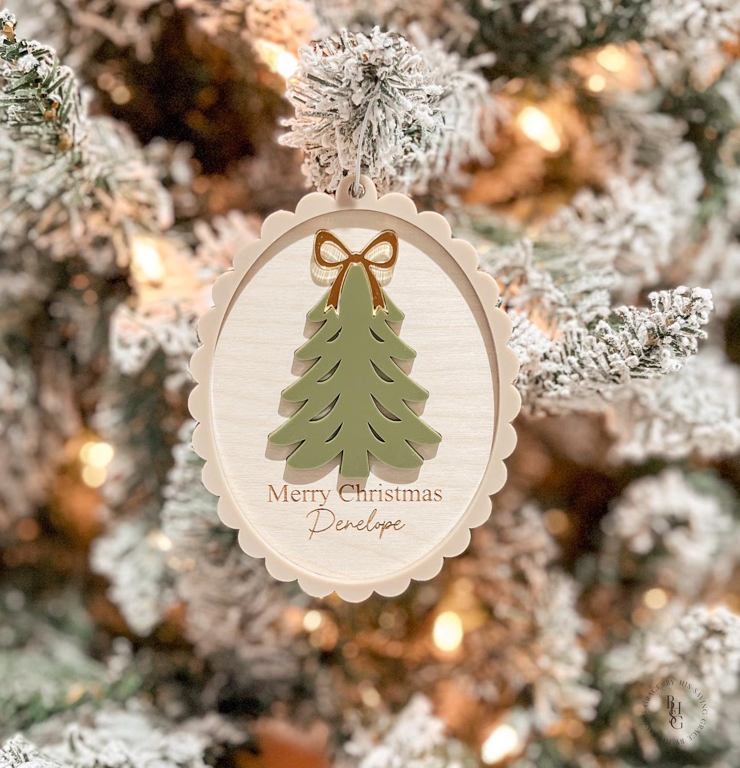 My First Christmas 2025 Ornament