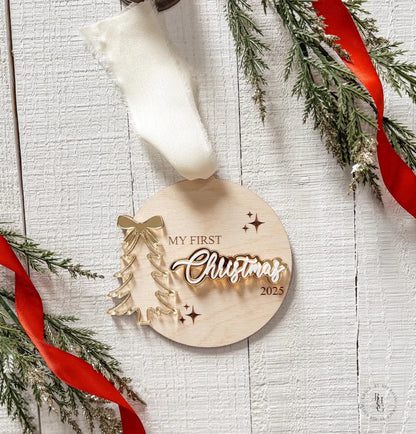 My First Christmas 2025 Ornament