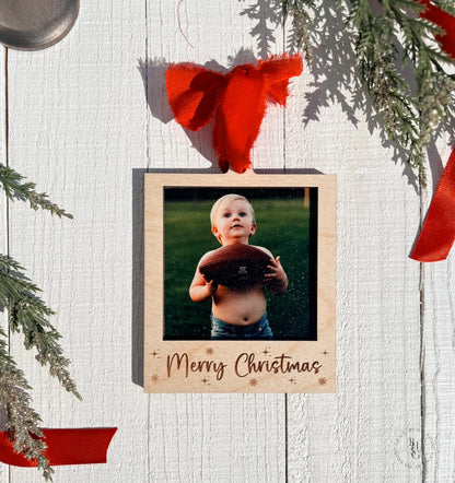 Custom Photo Strip Christmas Ornament