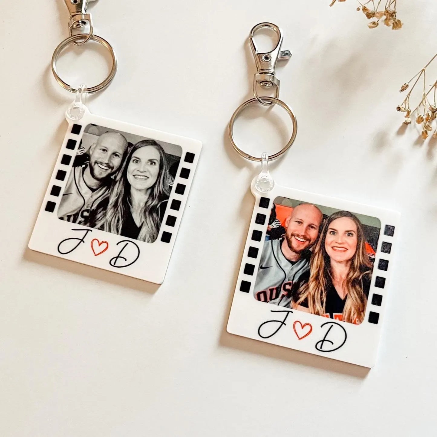 Custom Photo Strip Keychain