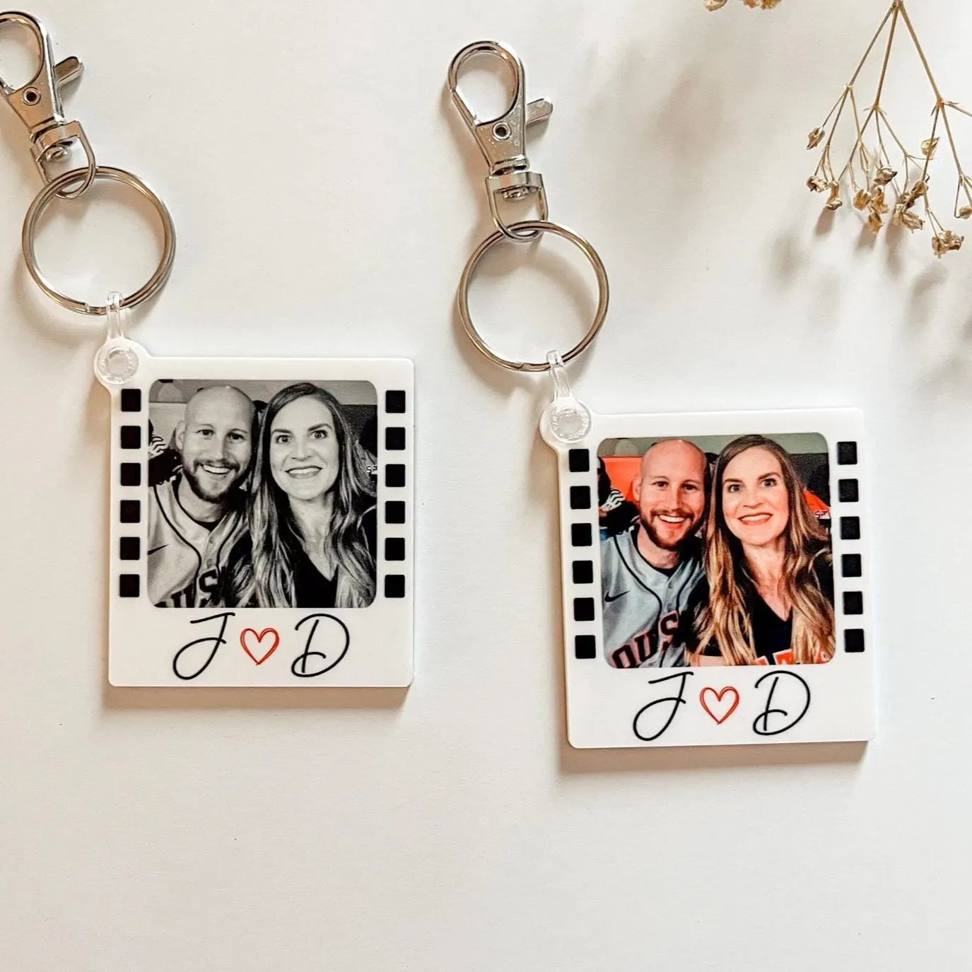 Custom Photo Strip Keychain