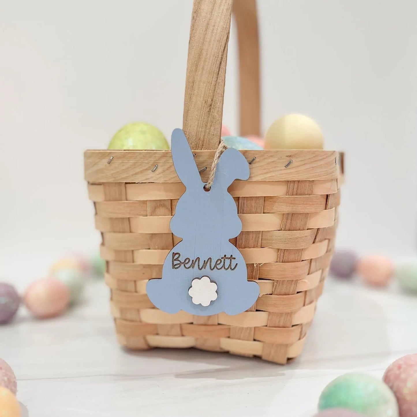Cotton Tail Easter Bunny Tag