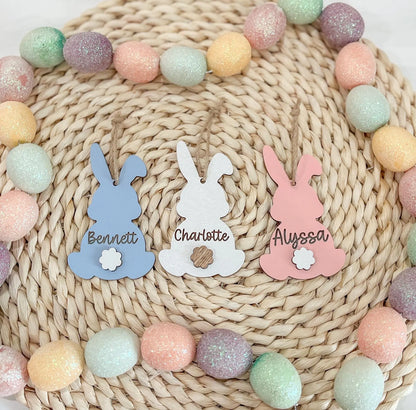 Cotton Tail Easter Bunny Tag