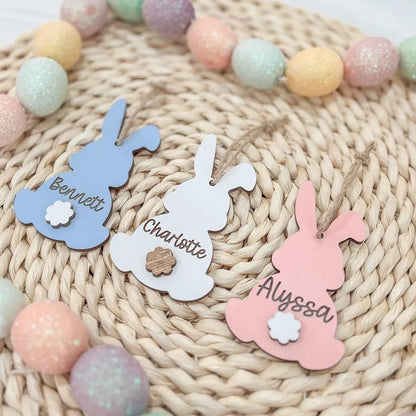 Cotton Tail Easter Bunny Tag