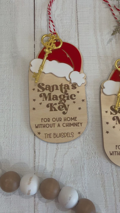 Santa's Magic Key For Our Home Without A Chimney