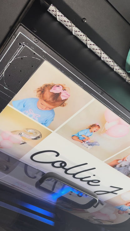 Personalized Birthday Board With Fun Facts and Photo Collage